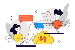 6 Network Communication Illustration Product Image 3