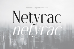 Netyrac Elegant Font Product Image 1