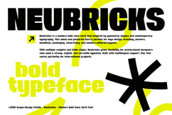 Neubricks - Bold Sans Serif Font Product Image 2