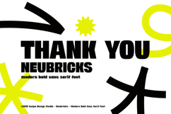 Neubricks - Bold Sans Serif Font Product Image 12