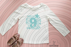 Nine Cutting File SVG DXF Product Image 4
