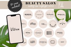 neutral beauty salon instagram highlight covers