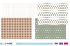 christmas crafting background pack