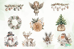 Neutral Christmas Clipart Sublimation Product Image 4