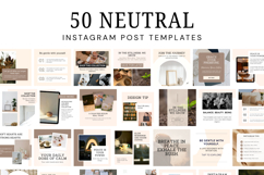 Canva Neutral Instagram Post Template Product Image 1
