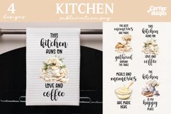 Neutral Kitchen Towel Sublimation