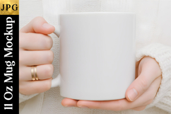Blank Mug Mockup JPG | Coffee Cup Sublimation Product Image 2