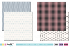 Digital background papers with classic geometric designs