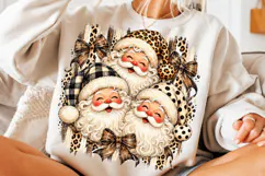 Christmas Santa PNG Retro Santa Claus Product Image 3