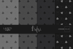 clean scrapbook digital paper set