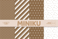 Minimal printable paper collection for journaling scrapbooking and crafts