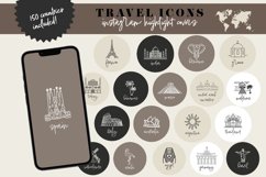 neutral travel instagram highlight covers