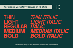 Neuversa - Modern Clean Sans Serif Font Product Image 6