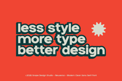 Neuversa - Modern Clean Sans Serif Font Product Image 10