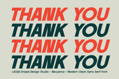 Neuversa - Modern Clean Sans Serif Font Product Image 12