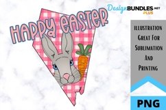 Sublimation Happy Easter State - Nevada - Rabbit Product Image 1