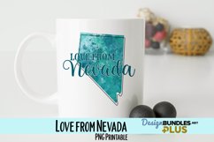 Love from Nevada Sublimation PNG Product Image 1