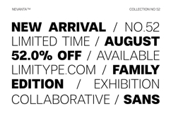 Nevanta - Sans Serif Font Product Image 4