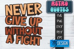 Retro Design | Retro Quotes | Quotes 80&#039;s SVG | SVG File v.1 Product Image 1