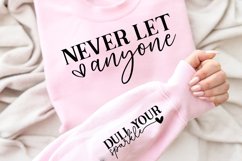 Never Let Anyone Sleeve SVG Product Image 3