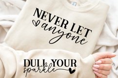 Never Let Anyone Sleeve SVG Product Image 2