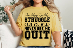 Never Quit Motivational Quote Svg Design Product Image 5