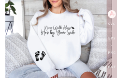 Never Walk Alone He&#039;s by Your Side Sleeve SVG Product Image 1