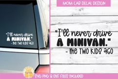 Mom Car Decal SVG | Funny Motherhood Car Design Product Image 1