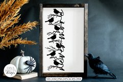 Nevermore SVG | Edgar Allan Poe Halloween Raven Design Product Image 4