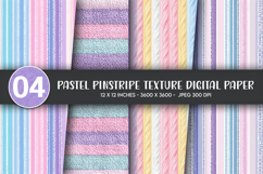 Pastel Pinstripe Texture Digital Paper Product Image 1
