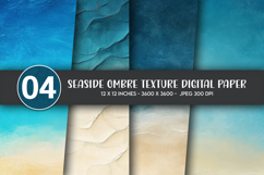 Seaside Ombre Texture Digital Paper Product Image 1