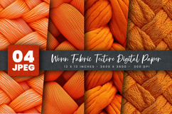 Woven Fabric Texture Digital Paper Product Image 1