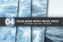 Ocean Water Ripple Digital Paper Product Image 1
