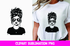 Fashion Women clipart sublimation | Women's day clipart png Product Image 1