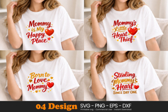 Mother’s Day Quote Design SVG | Mom Love Typography Product Image 1