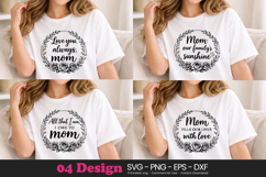 Mom &amp; Mommy Quotes SVG | Love Family Shirt Design Product Image 1