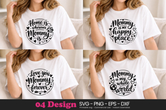 Mommy Quote SVG | Mother’s Day Typography Design Files Product Image 1