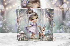 Fairy Sublimation PNG | 20oz Tumbler Seamless Wrap Product Image 1