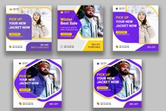 Winter social media post design temp Product Image 1