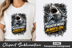 Predator Mode Always On Clipart PNG Product Image 1