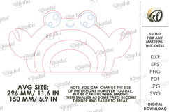 New Baby Gift Laser Cut. Baby Birth Stats Decor SVG Product Image 2