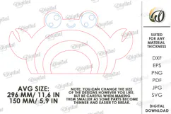 New Baby Gift Laser Cut. Baby Birth Stats Decor SVG Product Image 2