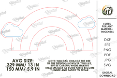 New Baby Gifts Bundle Laser Cut. Baby Birth Stats Decor SVG Product Image 5