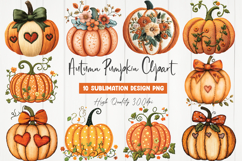 Autumn Pumpkin Clipart Product Image 1