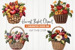 Harvest Basket Clipart Product Image 1