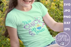 New Chick In Town | Kids Easter Svg File for Cricut Product Image 1