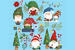 Christmas Gnome Clipart - Cute Christmas Product Image 2