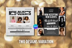 New Clients Booking Flyer Canva Editable Templates Product Image 2