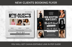 New Clients Booking Flyer Canva Editable Templates Product Image 6