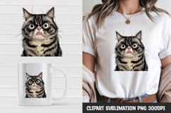 Grumpy cat clipart sublimation png Product Image 1